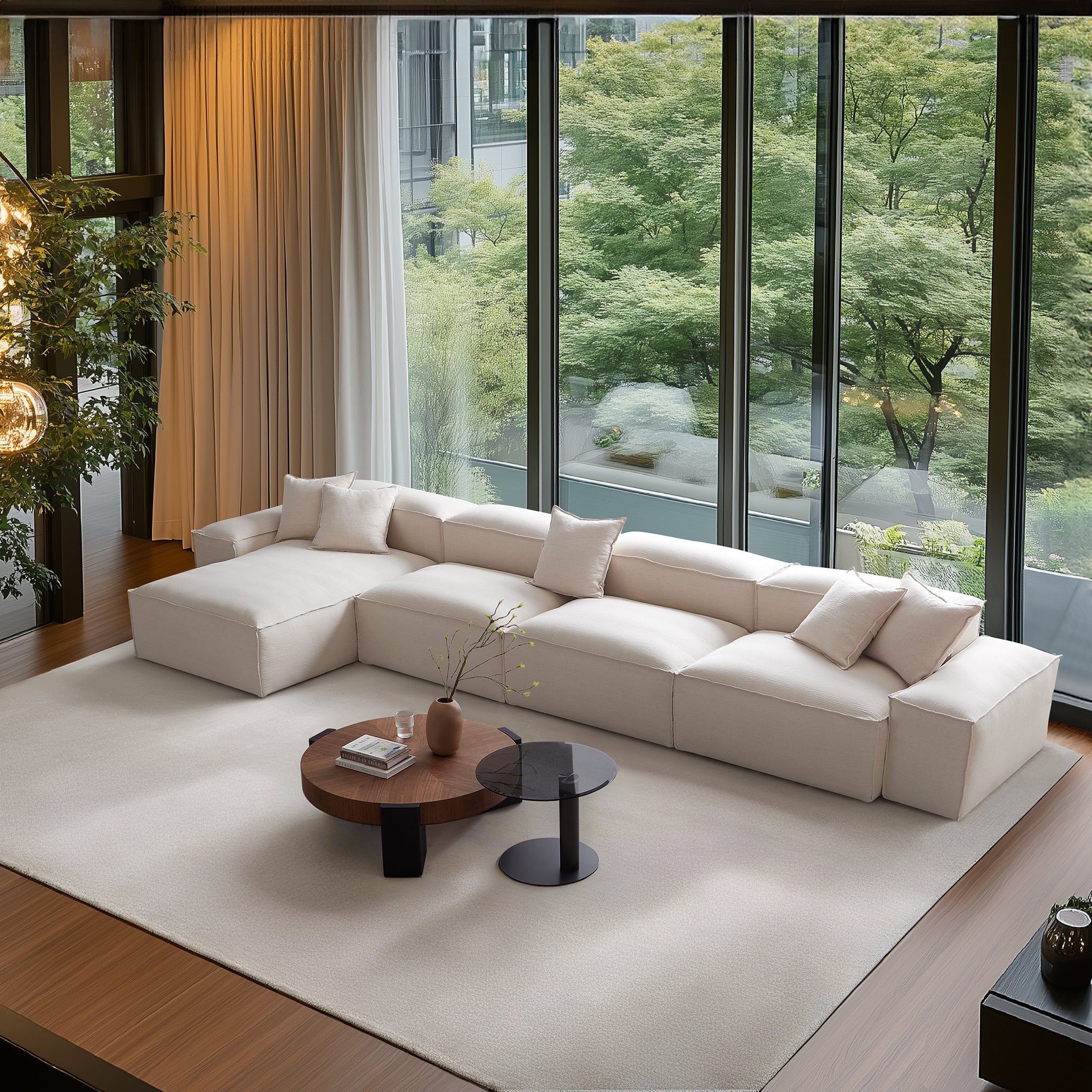 Canapé sectionnel modulaire Freedom kaki