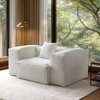 Fauteuil d'appoint modulaire blanc Freedom