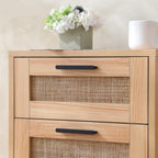 Table de chevet en bois de saule