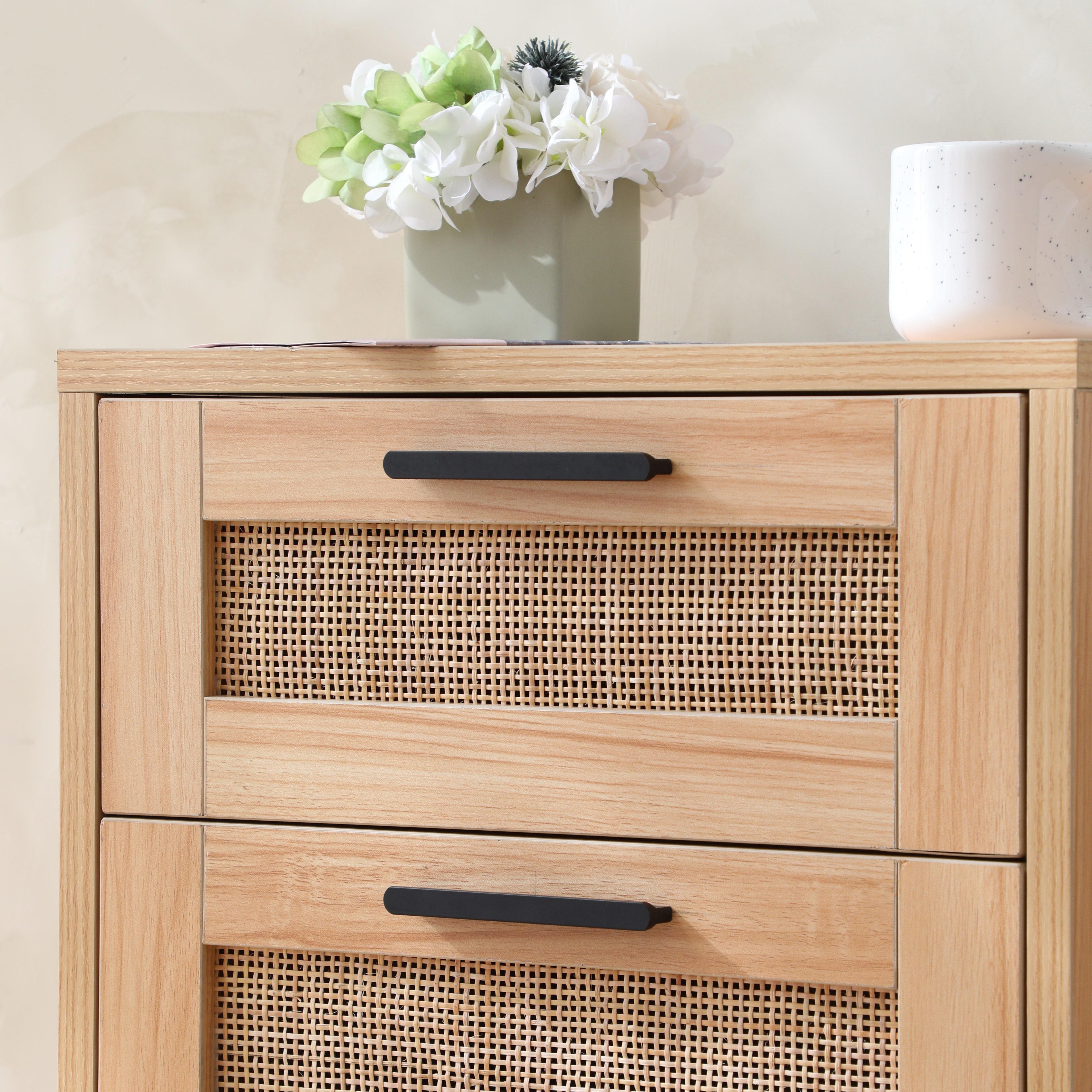 Table de chevet en bois de saule