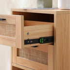 Table de chevet en bois de saule