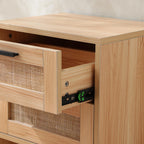 Table de chevet en bois de saule