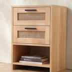 Table de chevet en bois de saule