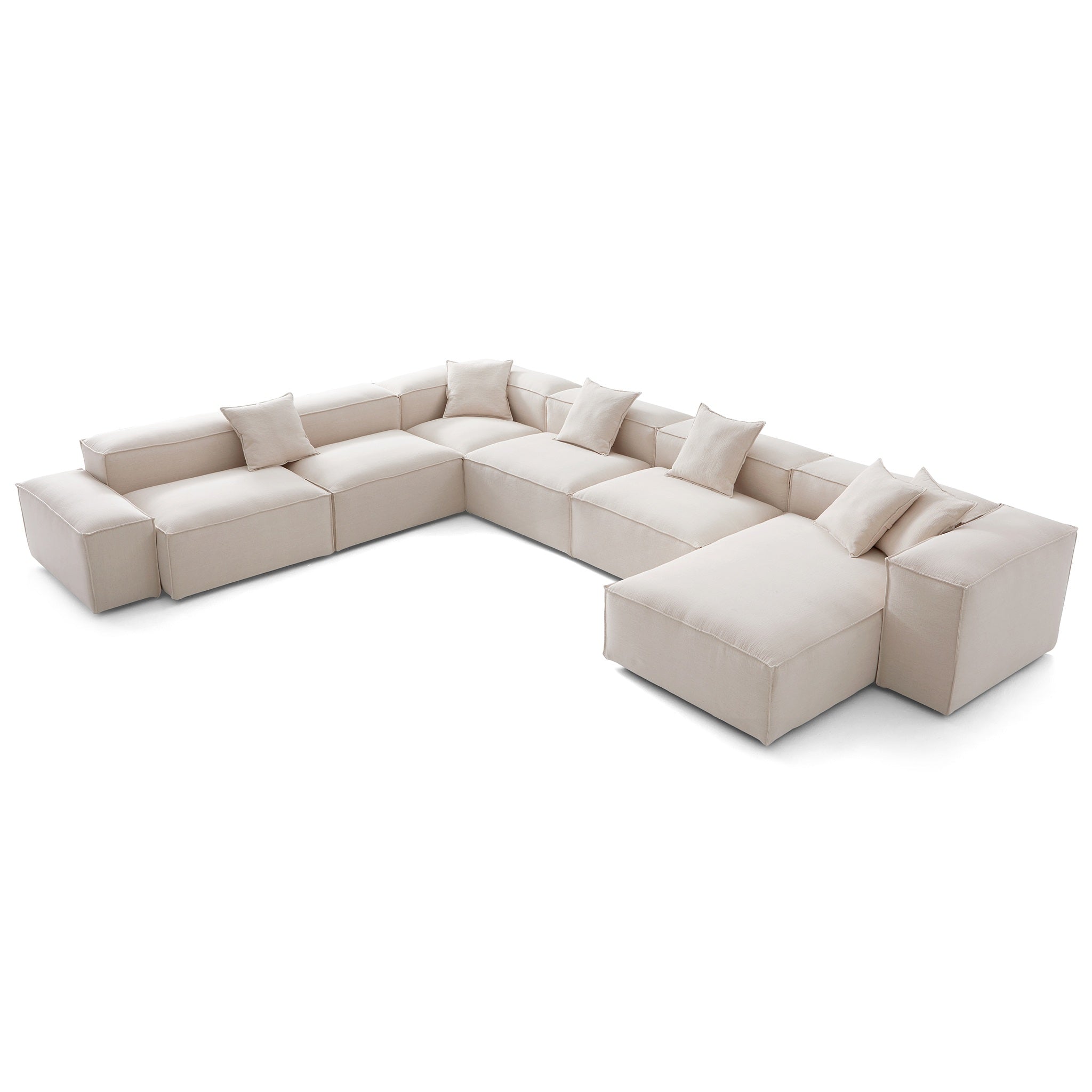 Canapé sectionnel Freedom Modular Kaki en U