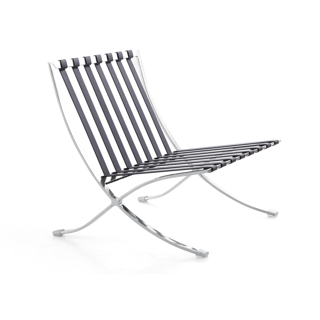 Fauteuil de salon en cuir Barcelona