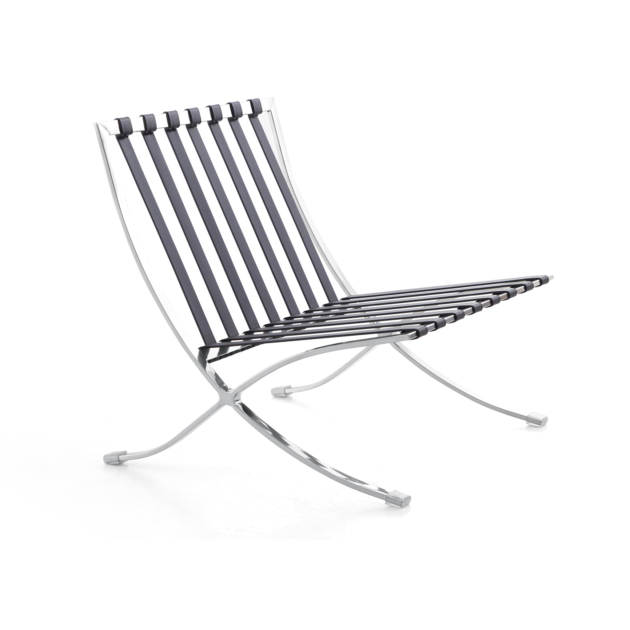 Fauteuil de salon en cuir Barcelona