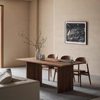 Table à manger rectangulaire Dovelina