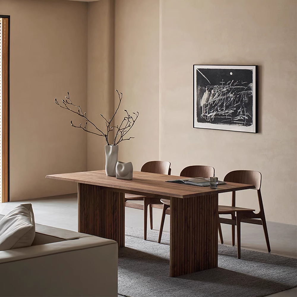 Table à manger rectangulaire Dovelina