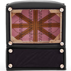 Canapé d'angle double face modulaire Cube en cuir véritable noir