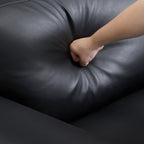 Canapé en cuir moderne Brenley