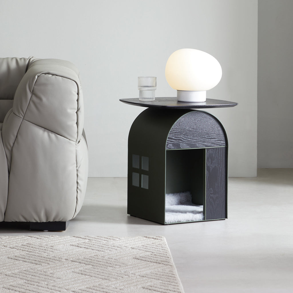 Lit pour animal de compagnie avec table d'appoint Dormeus