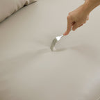 Fauteuil modulaire en cuir noir Domus