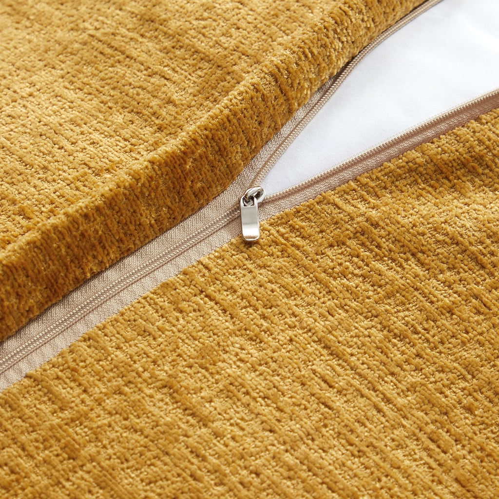 Le canapé d'angle en U jaune Empress