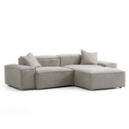 Canapé modulaire Freedom gris neuf avec pouf