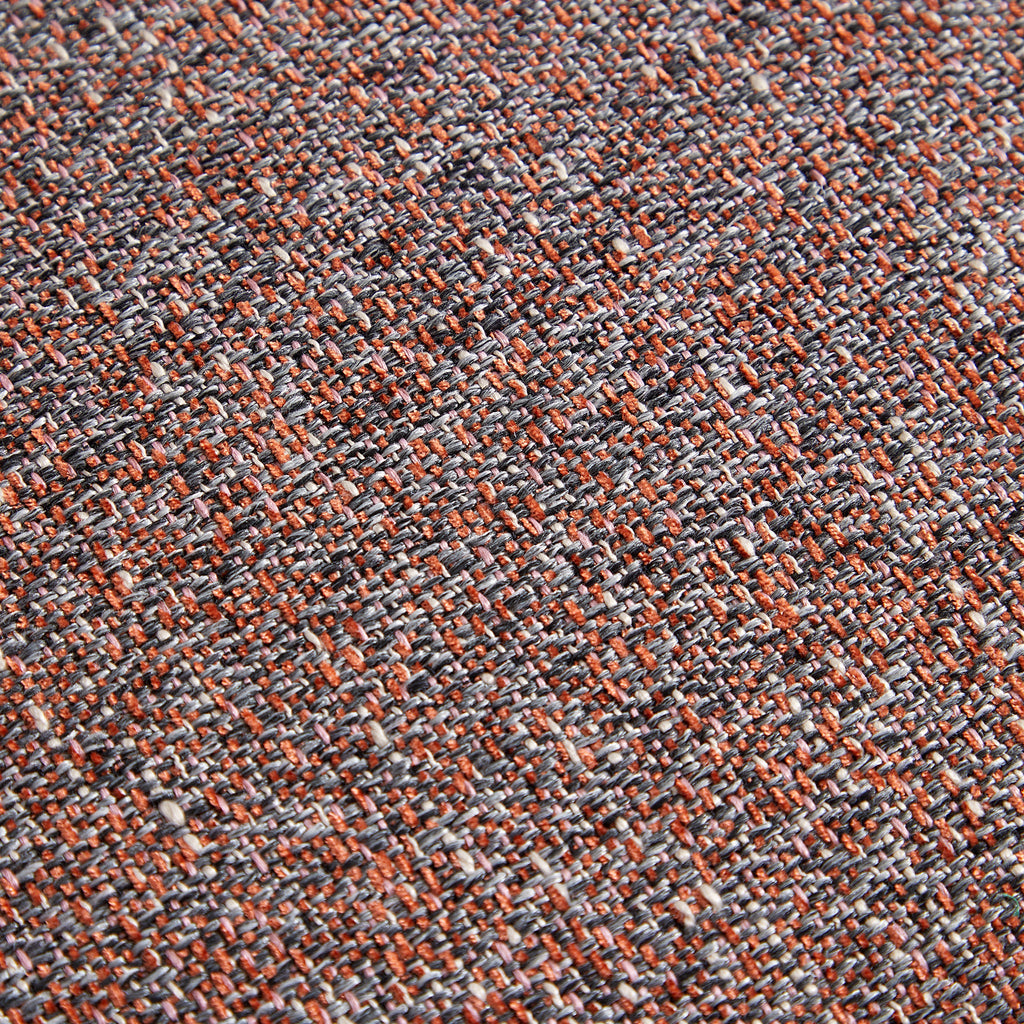 Causeuse Chas Tangerine en polyester et lin