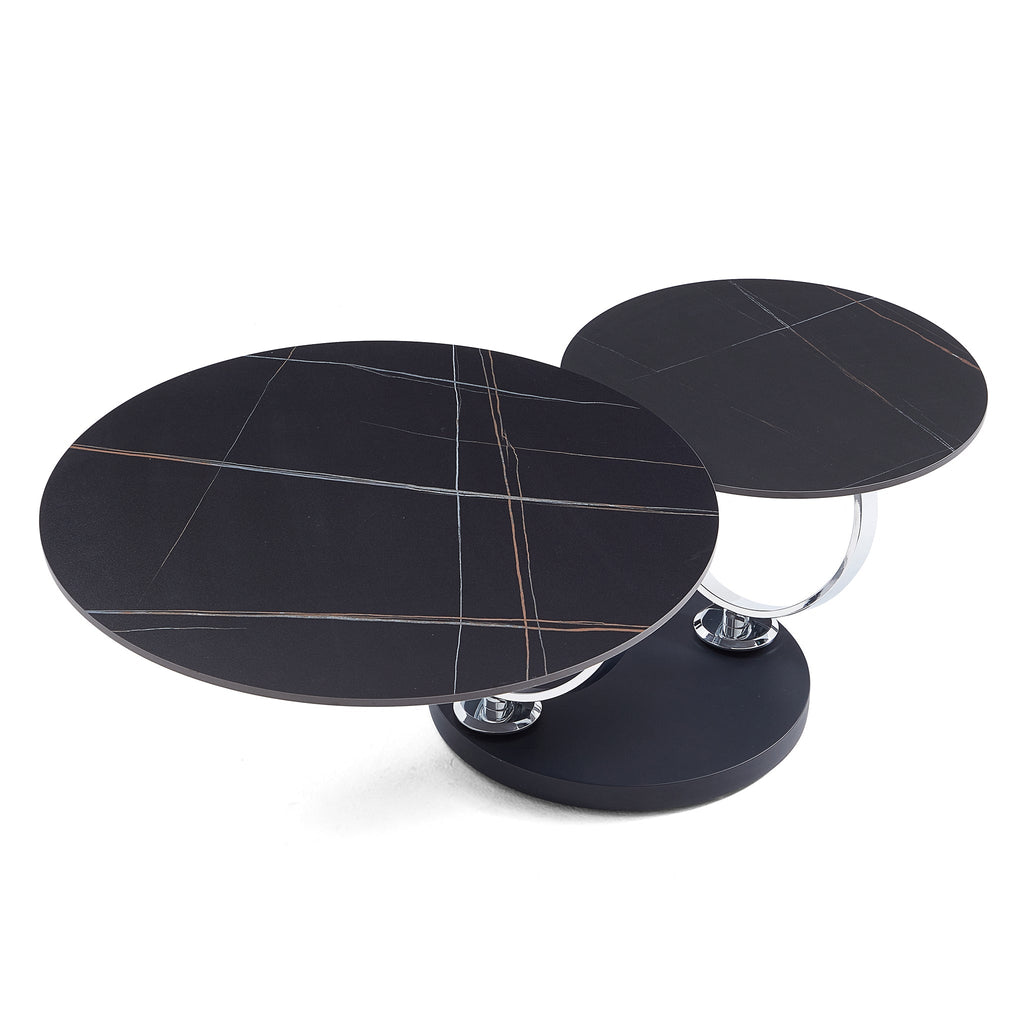 Table basse rotative moderne Satellite