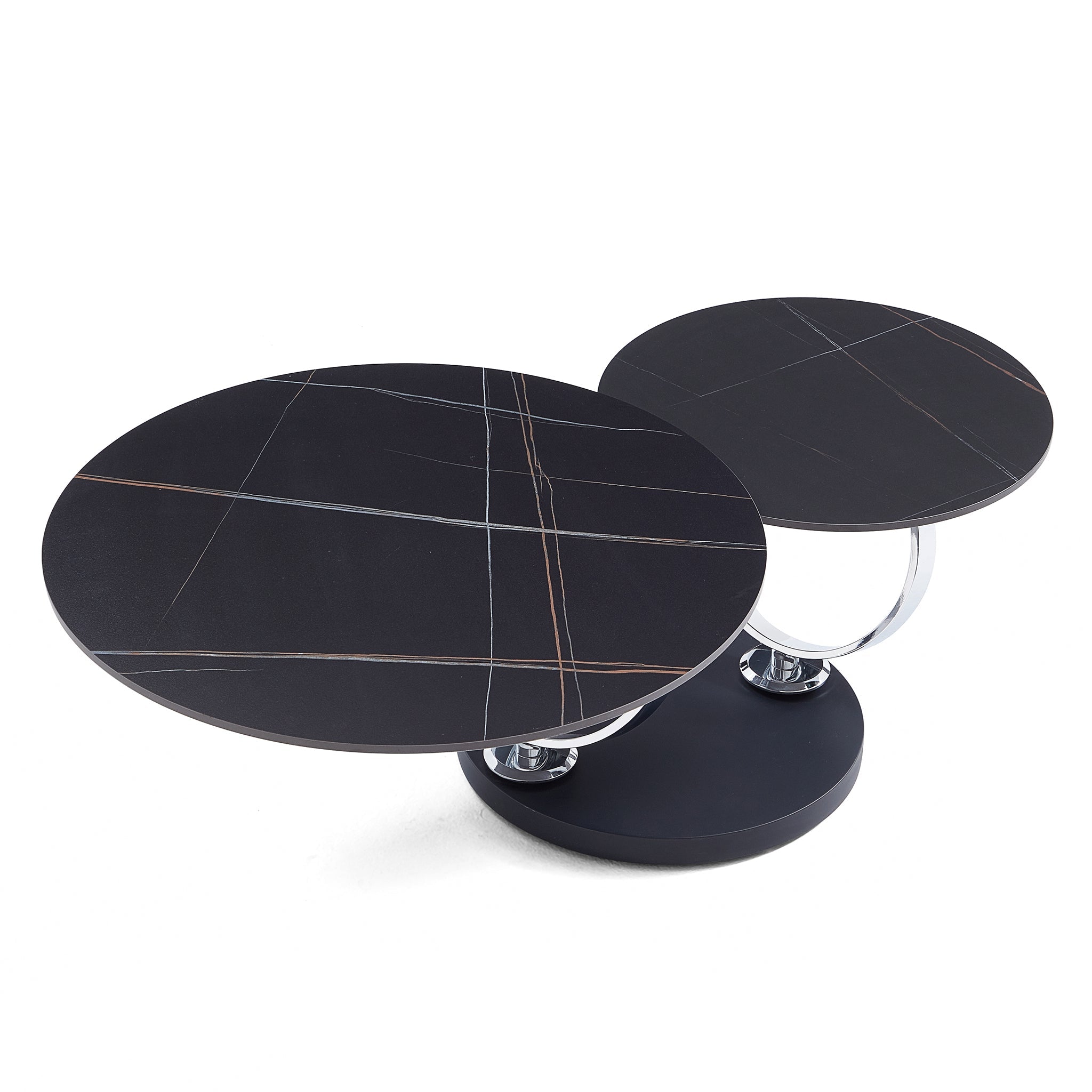 Table basse rotative moderne Satellite