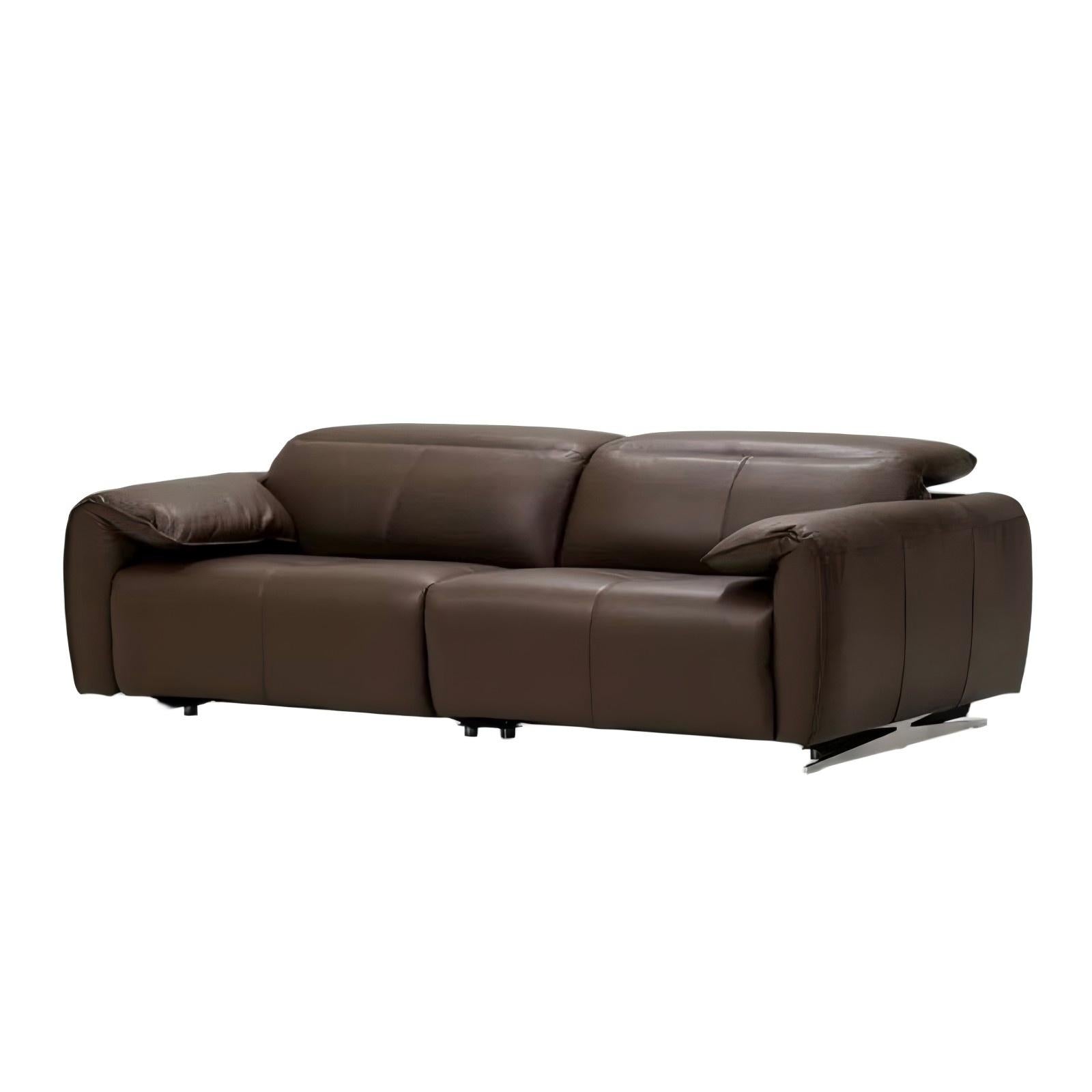 Canapé inclinable en cuir Armonia