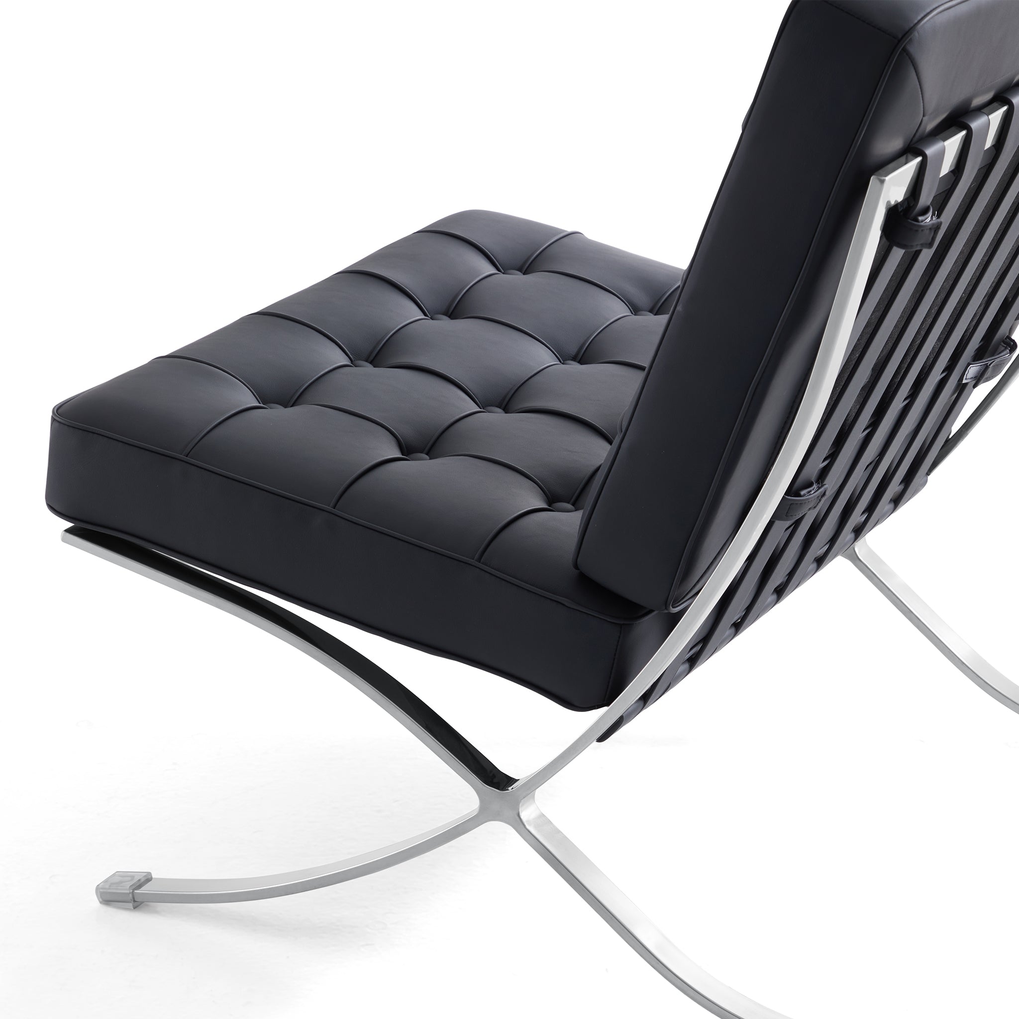 Fauteuil de salon en cuir Barcelona