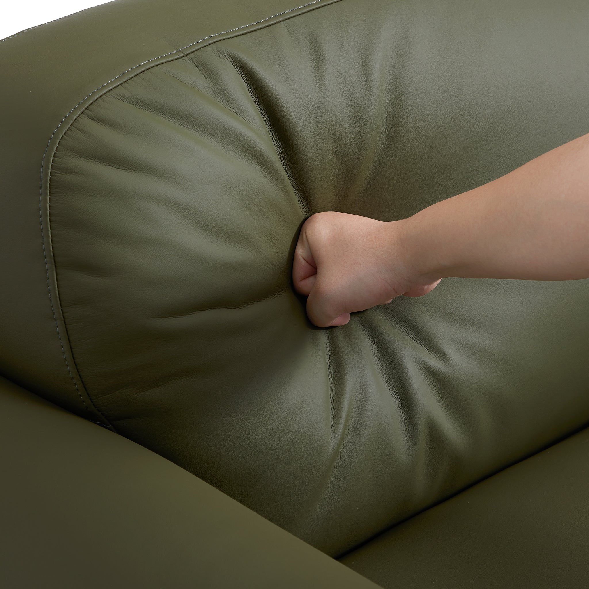 Canapé en cuir moderne Brenley