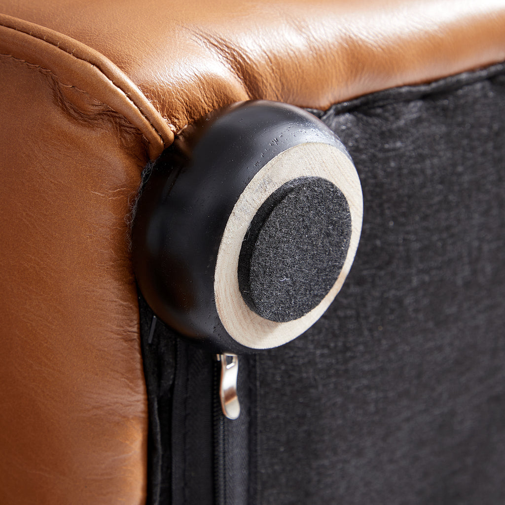 Canapé sectionnel ouvert modulaire Benthe Tan