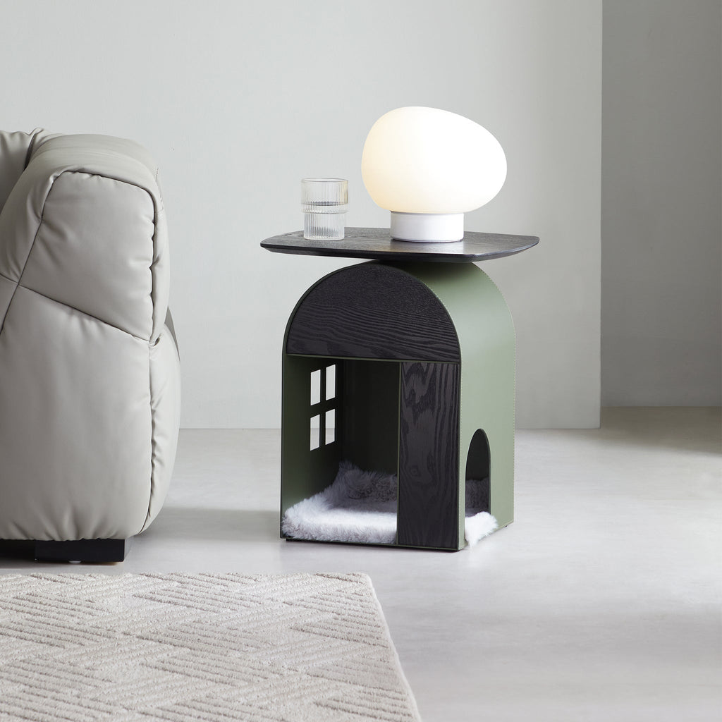 Lit pour animal de compagnie avec table d'appoint Dormeus