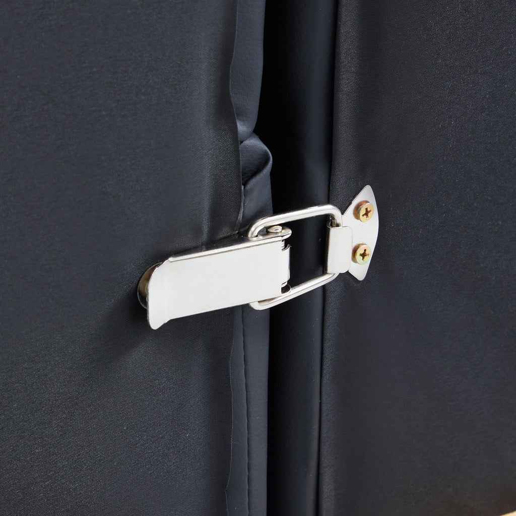 Ensemble sectionnel Boba en cuir noir