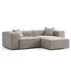 Canapé modulable Freedom beige avec pouf