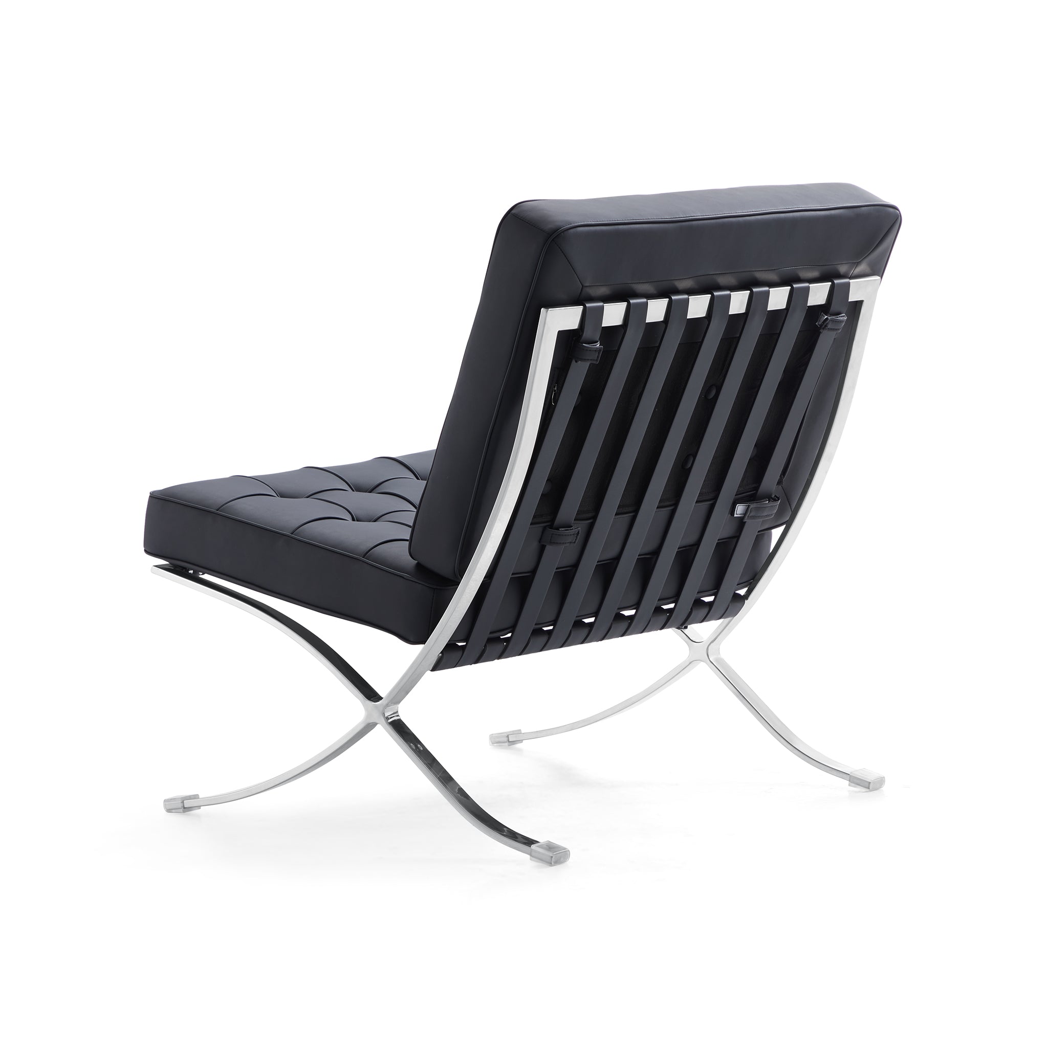 Fauteuil de salon en cuir Barcelona