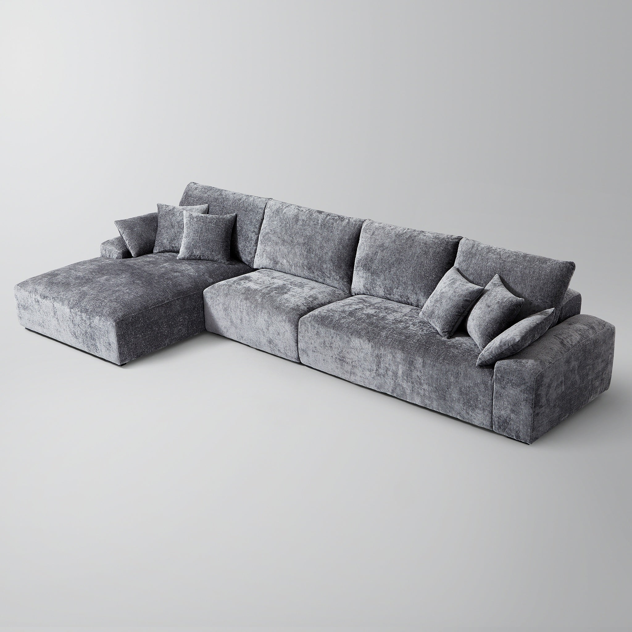 Le canapé d'angle beige Empress