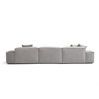 Canapé modulaire Freedom gris neuf avec pouf