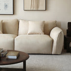 Canapé beige minimaliste Milano Moda