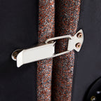 Causeuse Chas Tangerine en polyester et lin