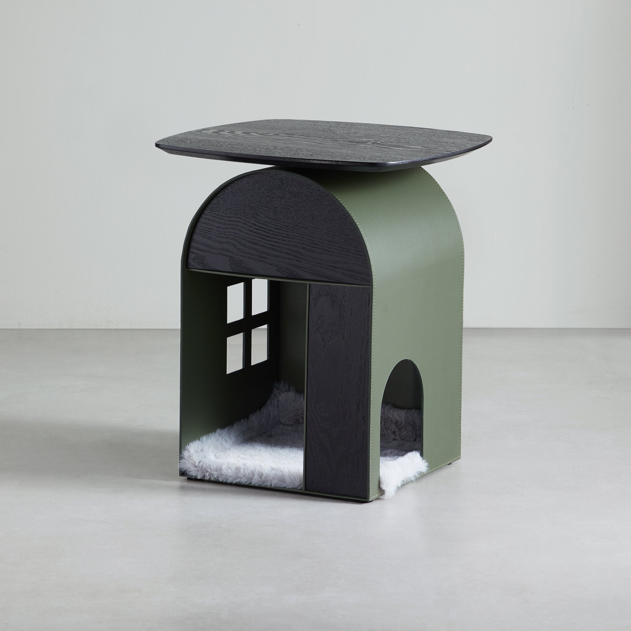 Lit pour animal de compagnie avec table d'appoint Dormeus