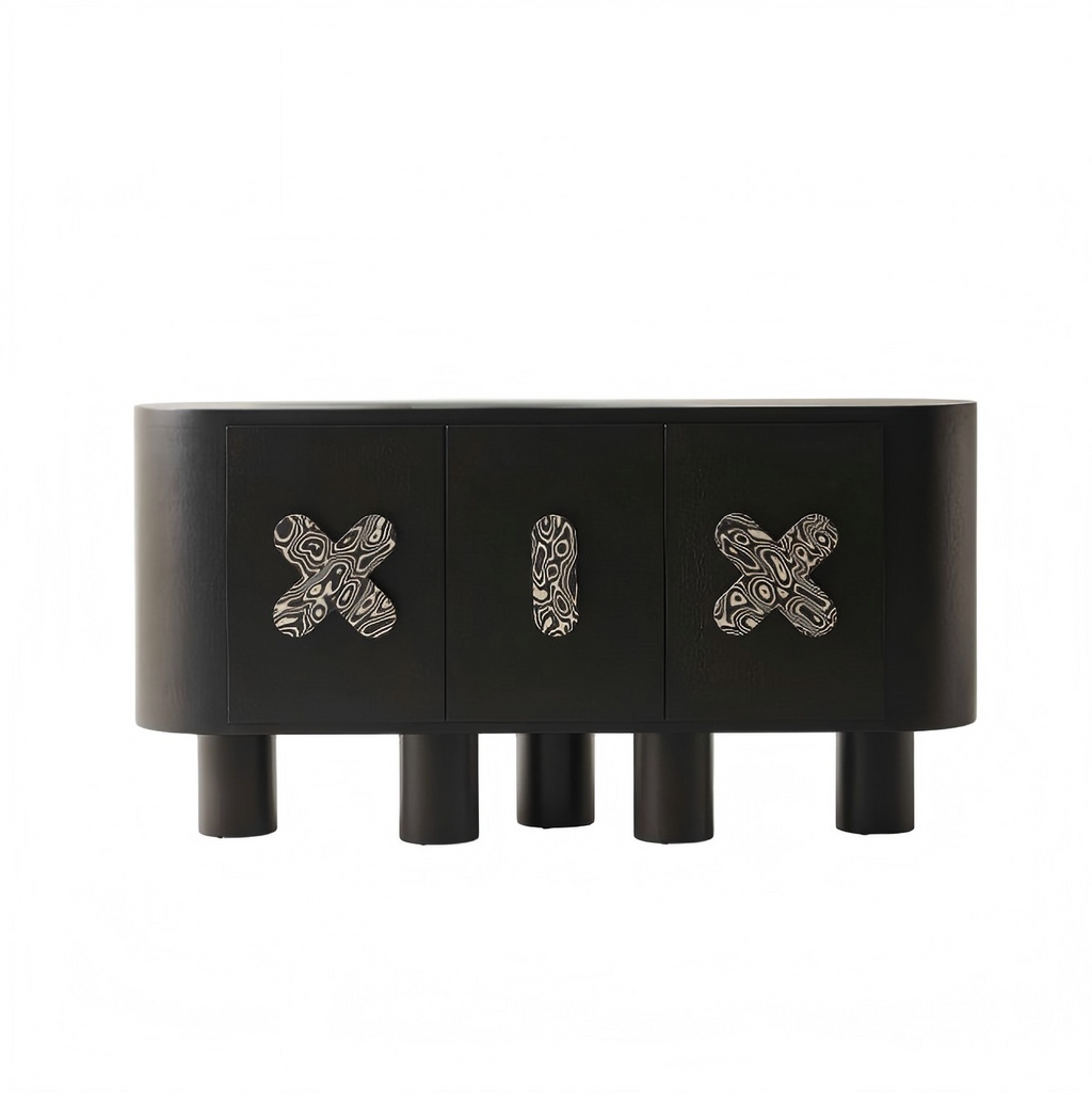 Buffet noir Cross &amp; Line