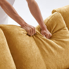 Le canapé sectionnel en U beige Empress