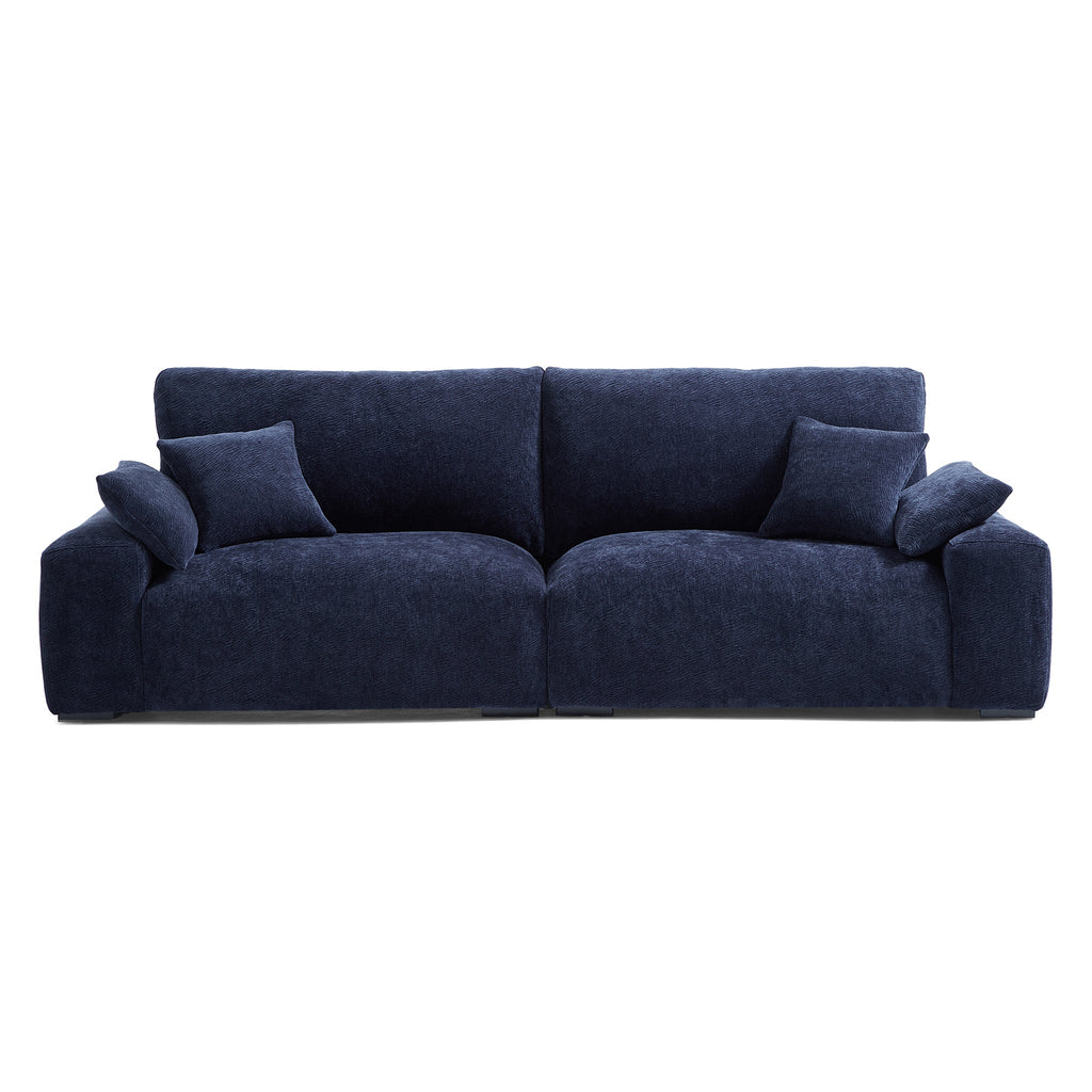 L'ensemble de canapés bleu marine Empress