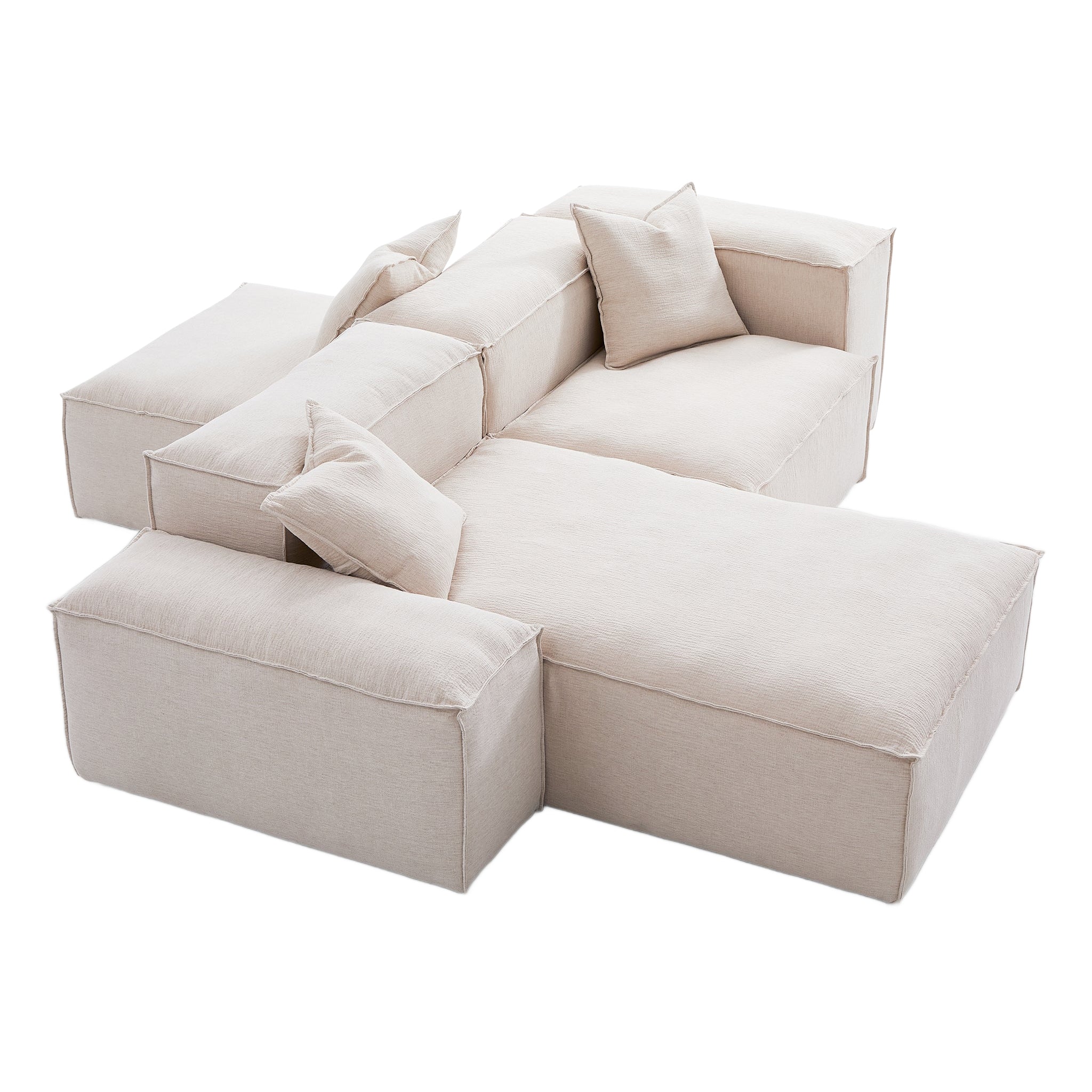 Canapé sectionnel double face Freedom Modular Kaki