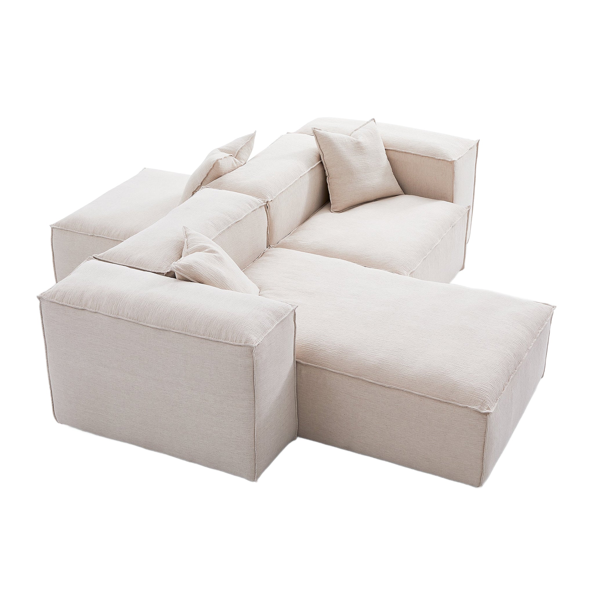 Canapé sectionnel double face Freedom Modular Kaki