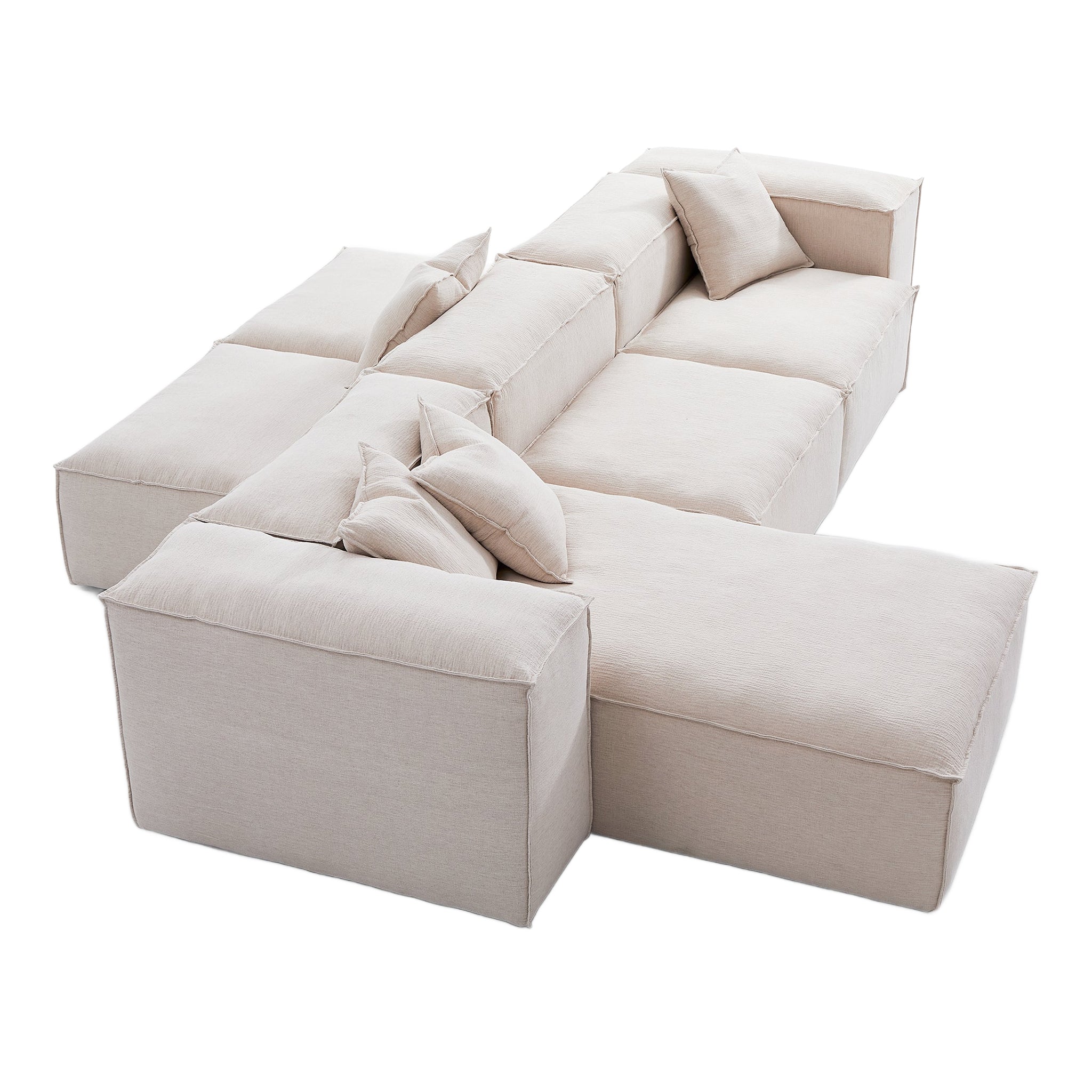 Canapé sectionnel double face Freedom Modular Kaki