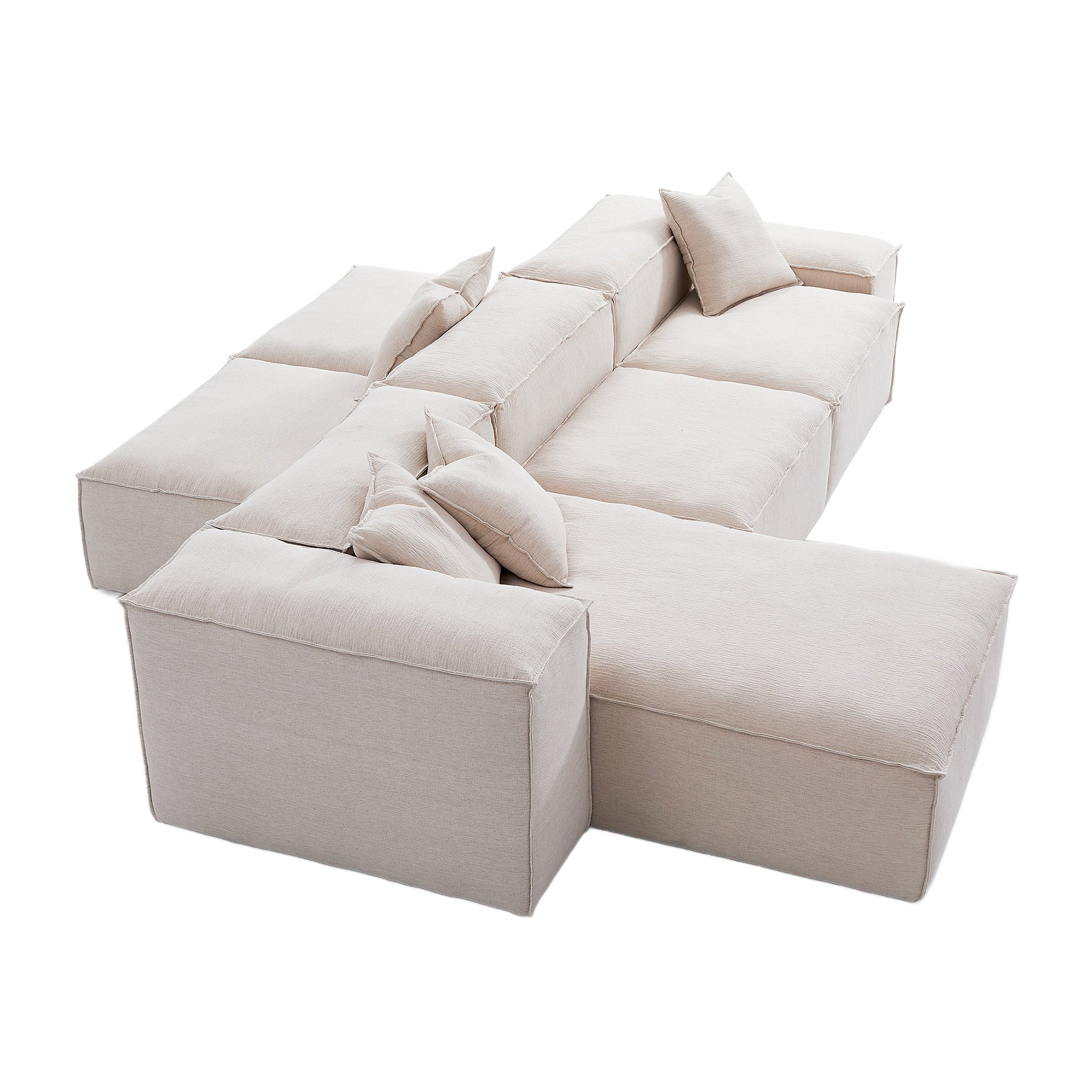 Canapé sectionnel double face Freedom Modular Kaki