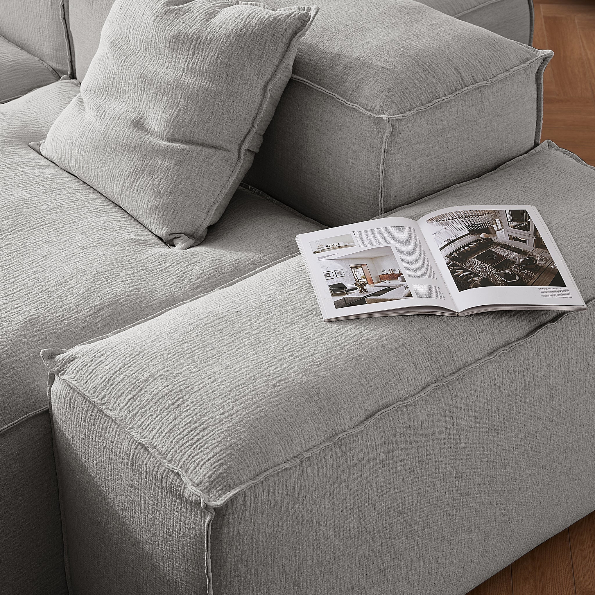 Canapé sectionnel double face Freedom Modular blanc