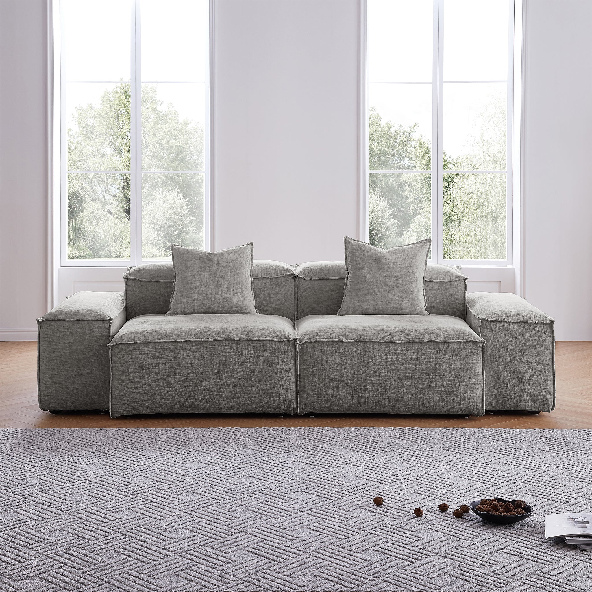 Canapé modulable Freedom gris