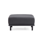 Canapé ottoman en cuir noble