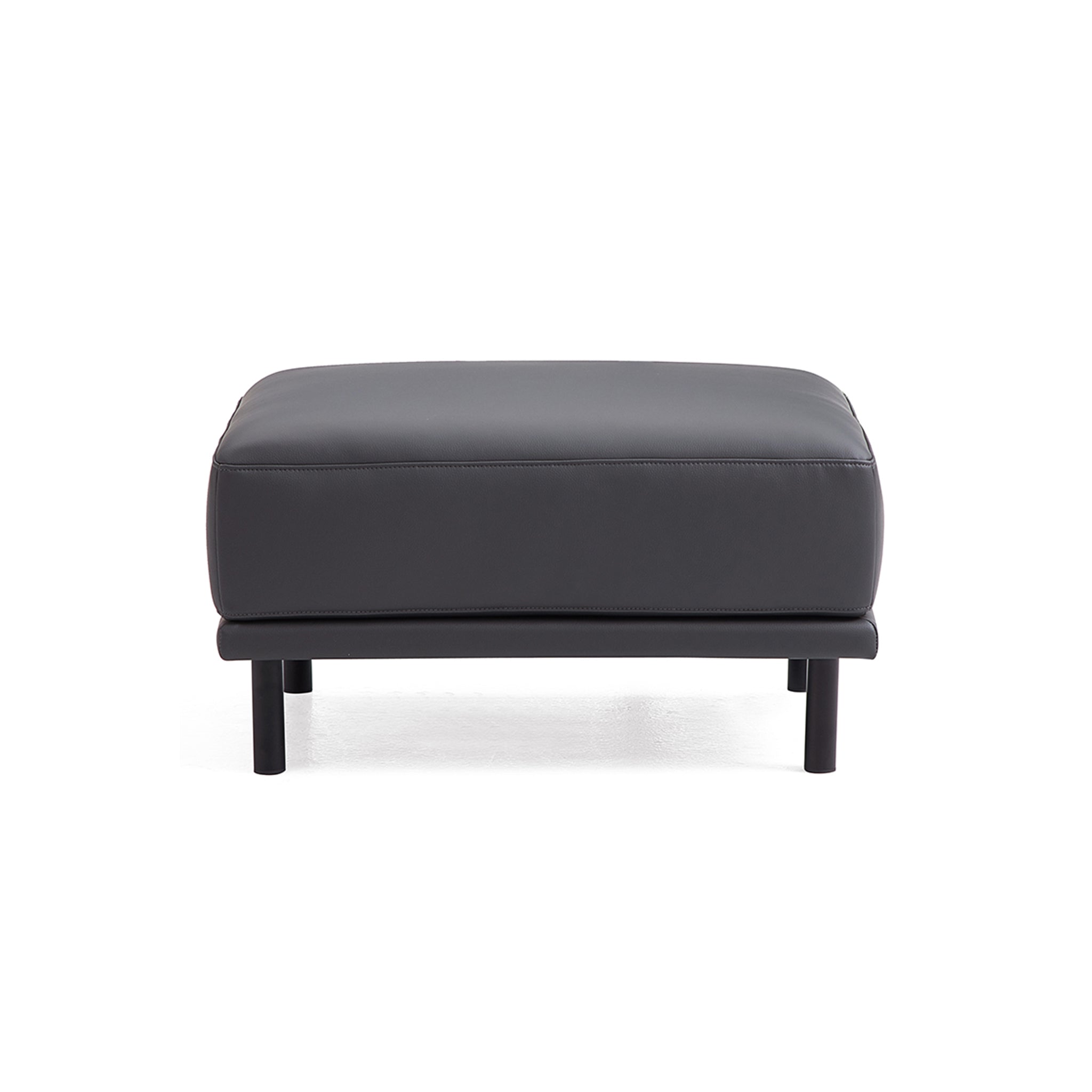 Canapé ottoman en cuir noble