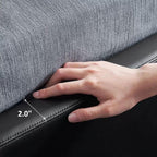 Lit en cuir Sugar Cube