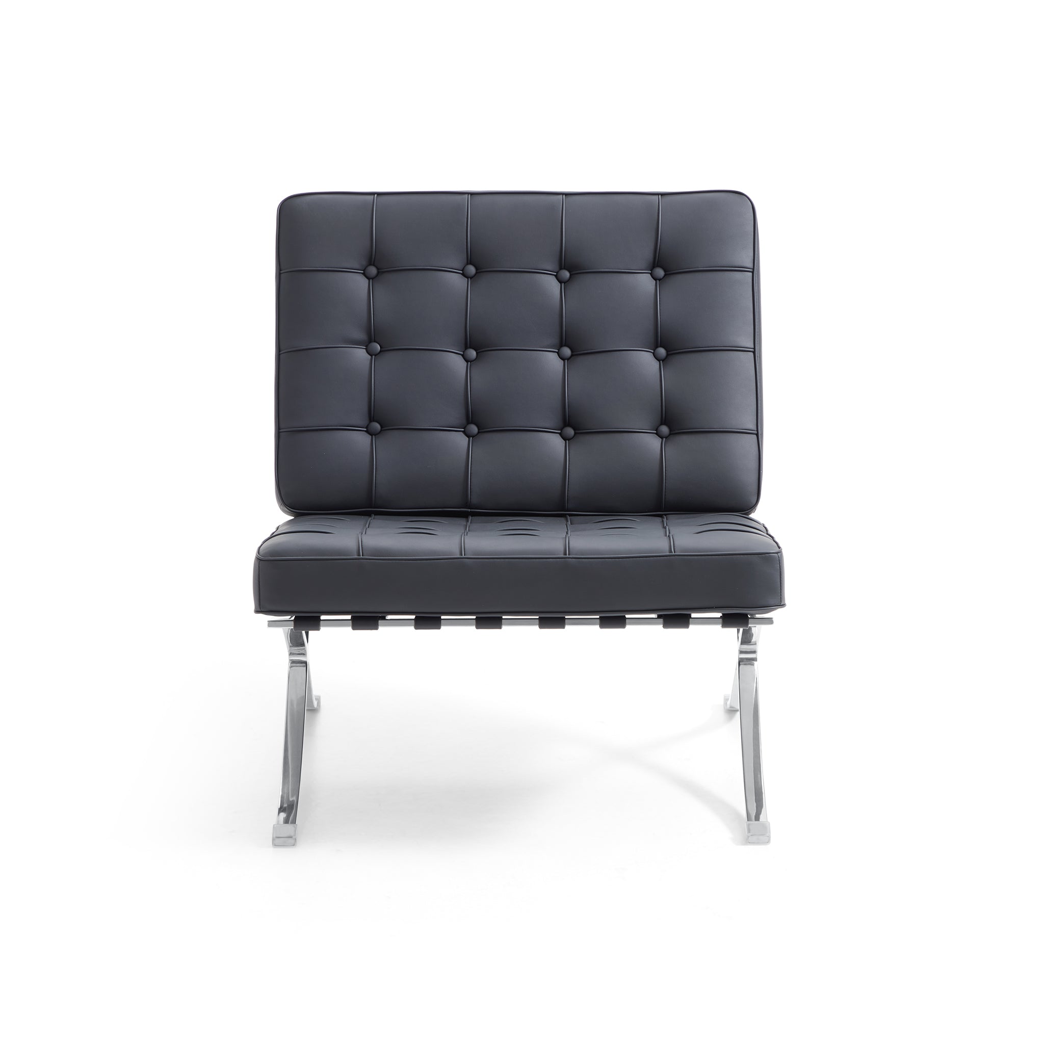 Fauteuil de salon en cuir Barcelona