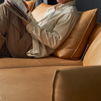 Canapé en cuir vintage Amber