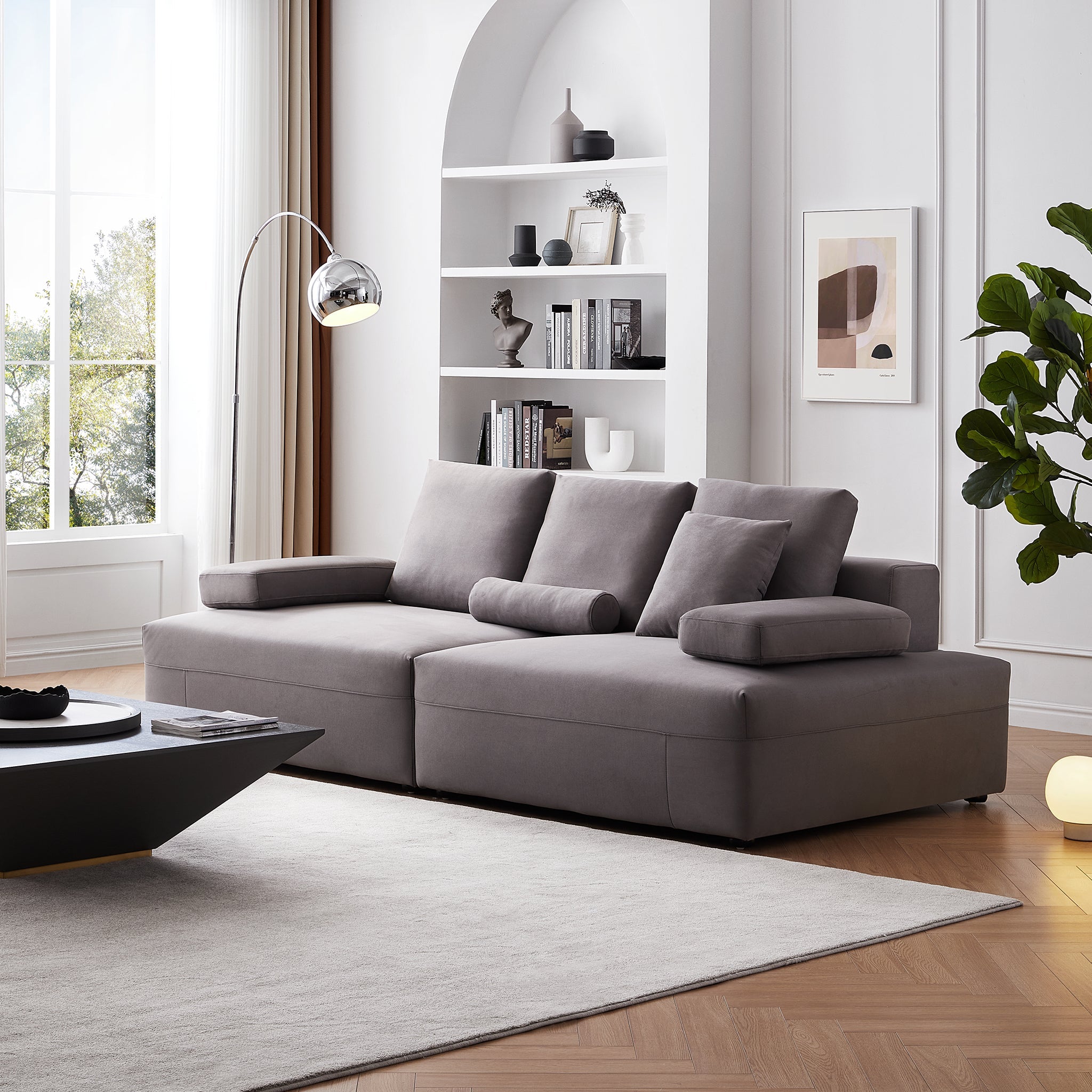 Composition Canapé Wabi-Sabi Gris