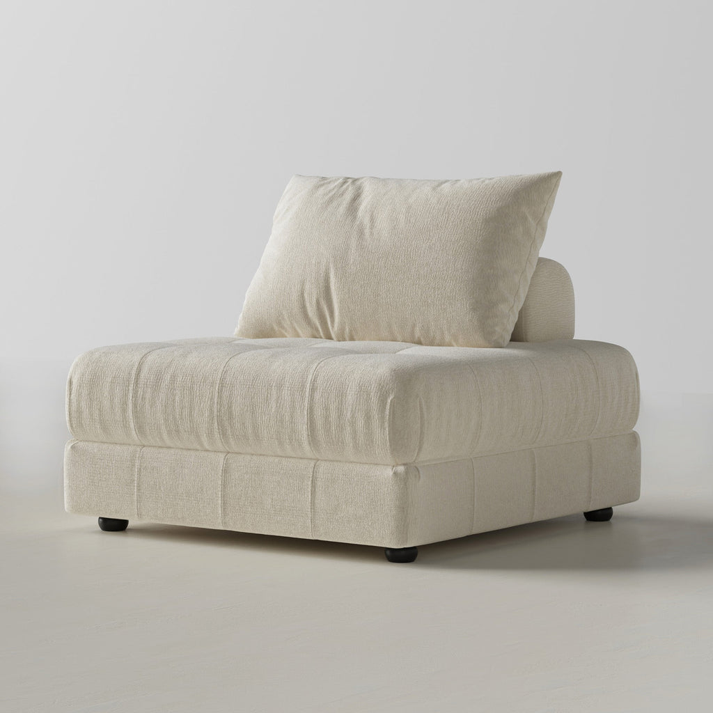 Canapé sectionnel modulaire blanc Block